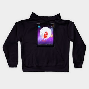 ROCKET SPACE 8BIT Kids Hoodie